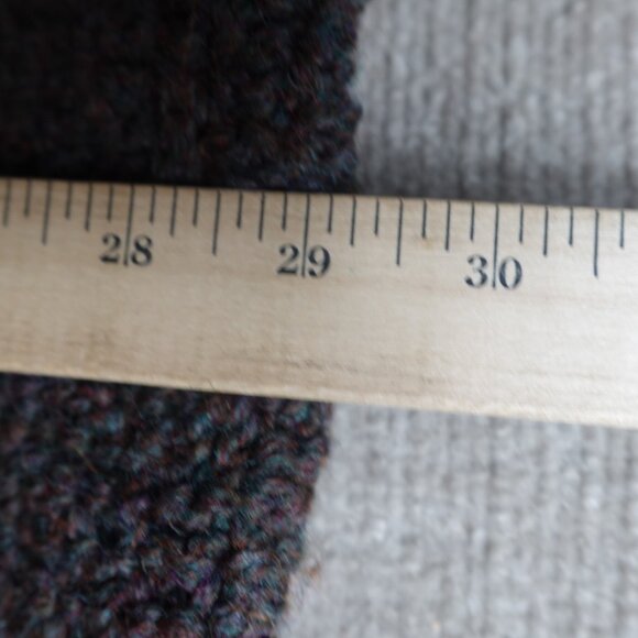 Donegal Sweater 2XL Brown Turtleneck Wool Chunky Fisherman Cable Heavyweight - Picture 7 of 10